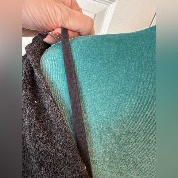 Free People knit puff sleeve lined boho indie sleaze dress - Picture 3 of 10